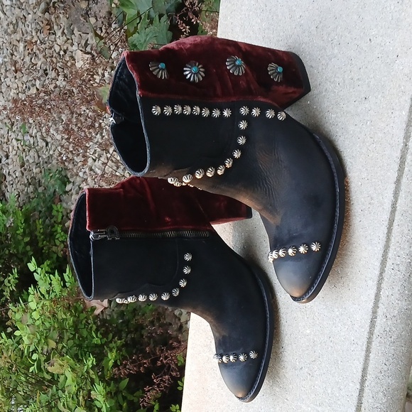 Double D by Old Gringo Tahoma Black Wine Sz 9 - Picture 16 of 16